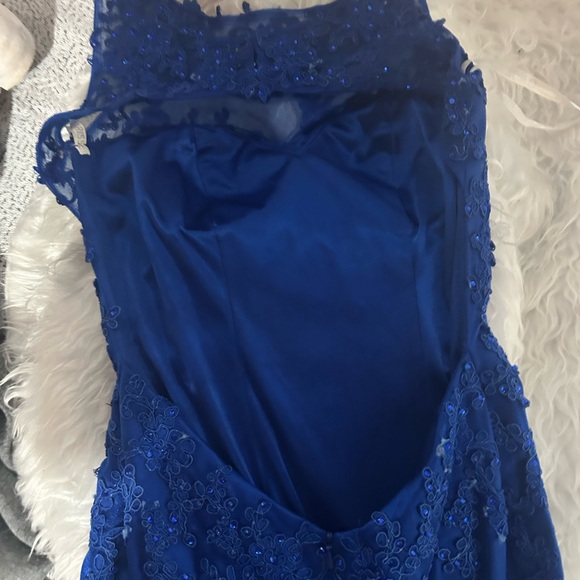 CLARICE PROM DRESS ROTAL BLUE SIZE 0 - Picture 6 of 10